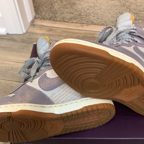 Nike Dunks Sky High VNTG Wedge Color Silver Ice Blue - Picture 5 of 7